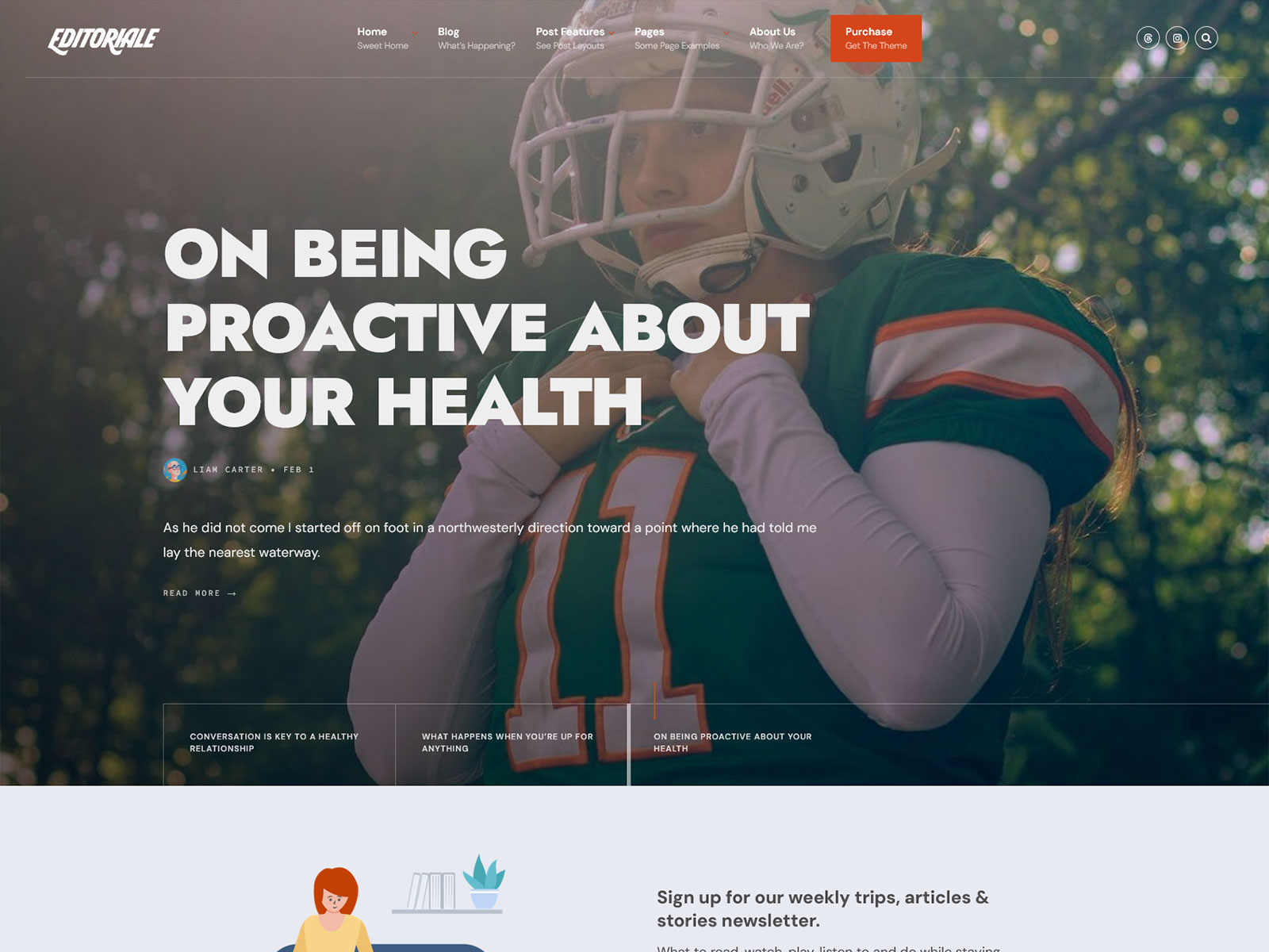 Editoriale - Niche News Website Theme