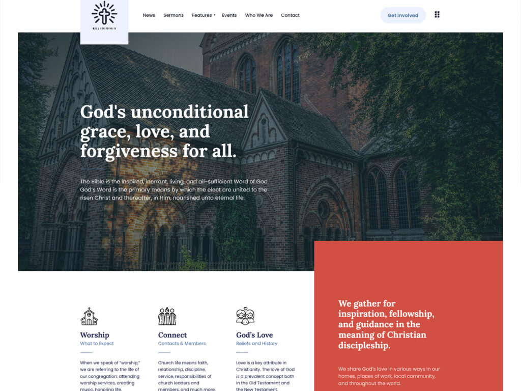Religionis - Worship Community Website