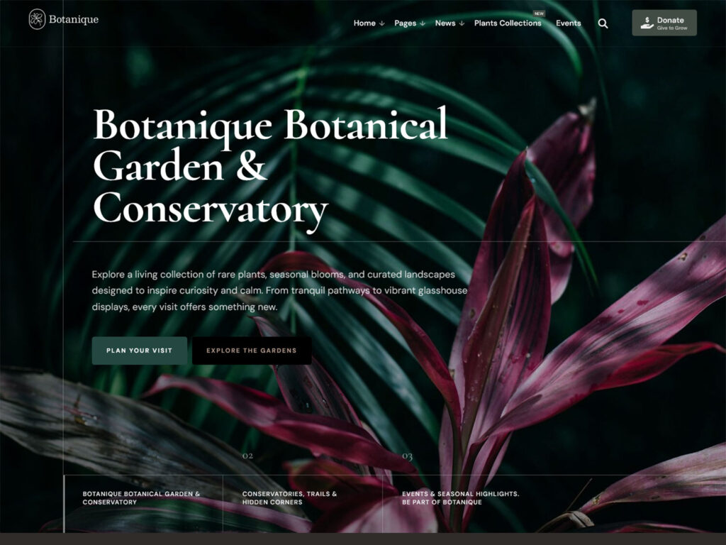 Botanique - Environmental Nonprofit WordPress theme
