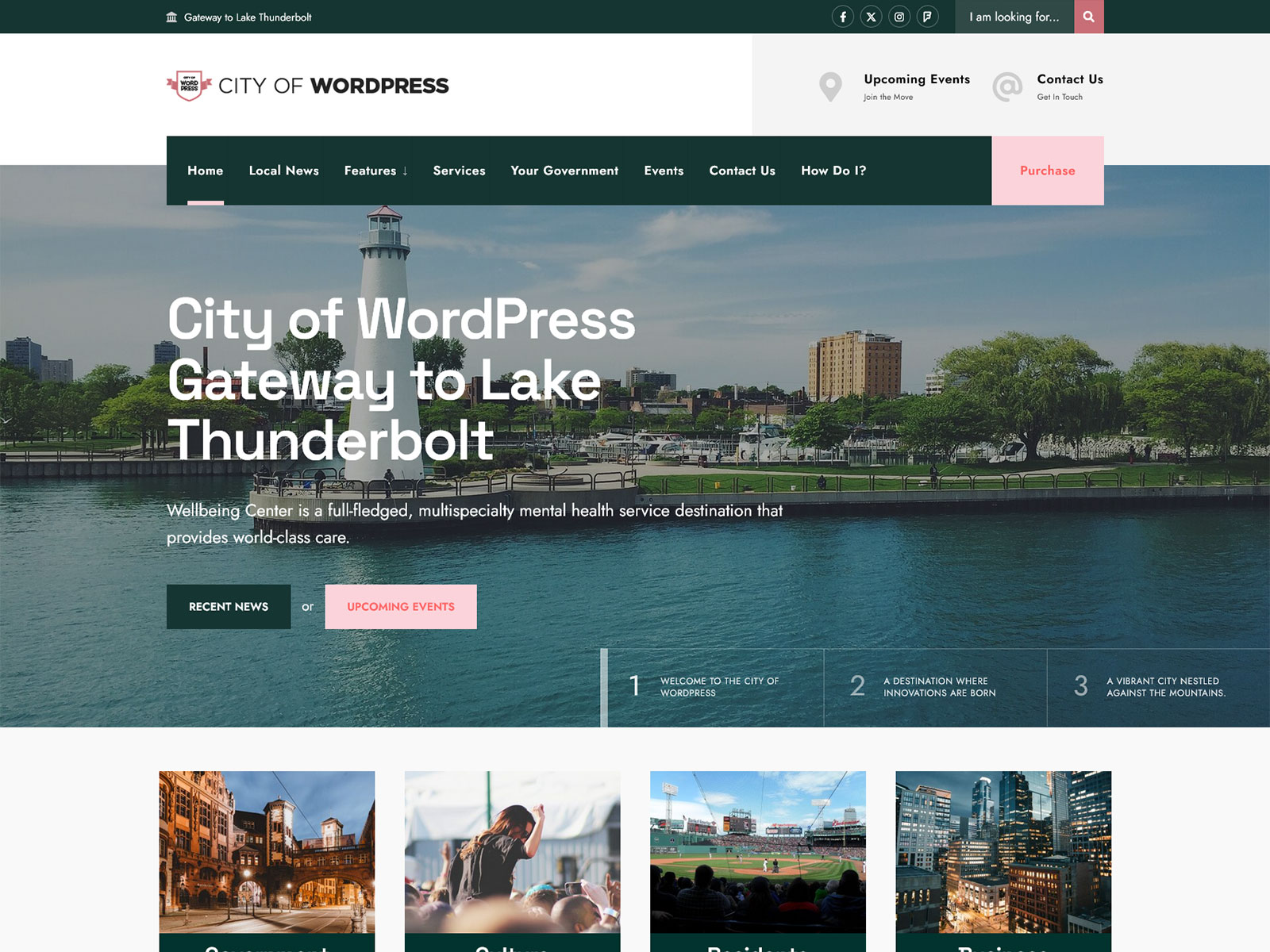City of WP - Municipal & Local Government WordPress Theme
