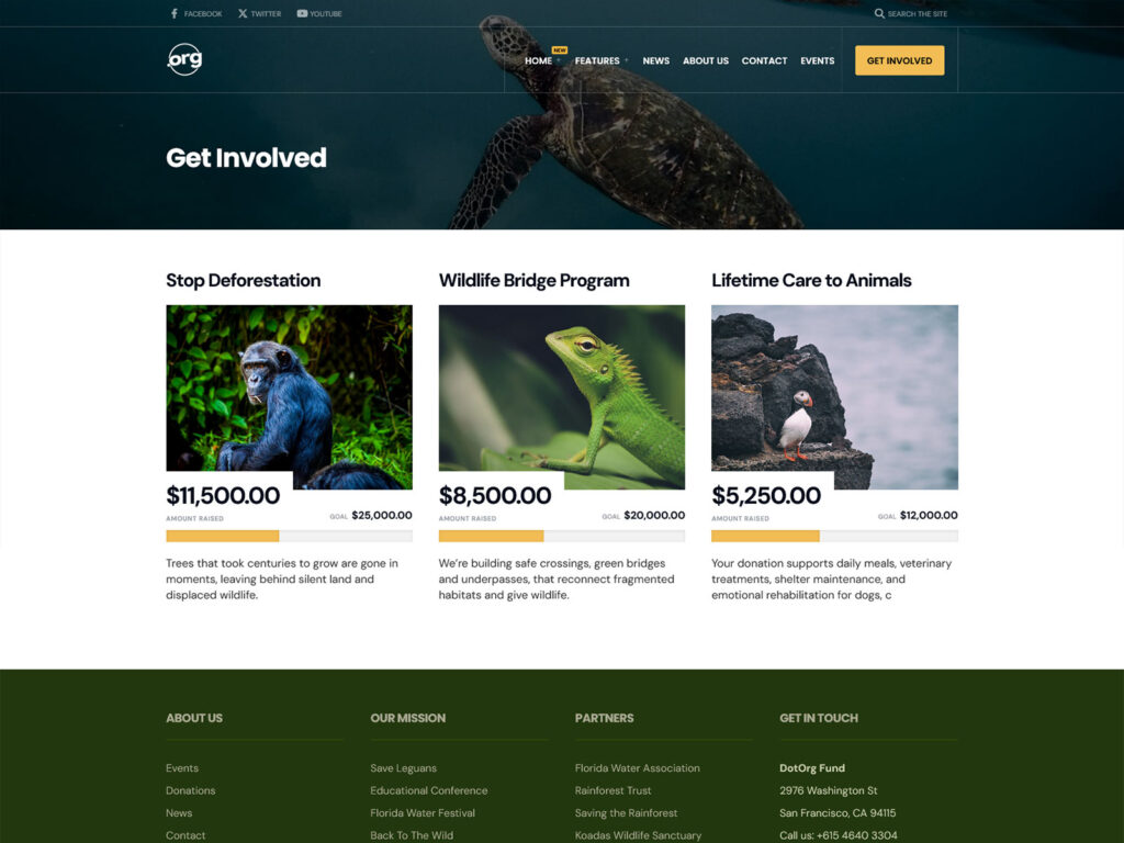 DotOrg - Donation & Fundraising WordPress Theme
