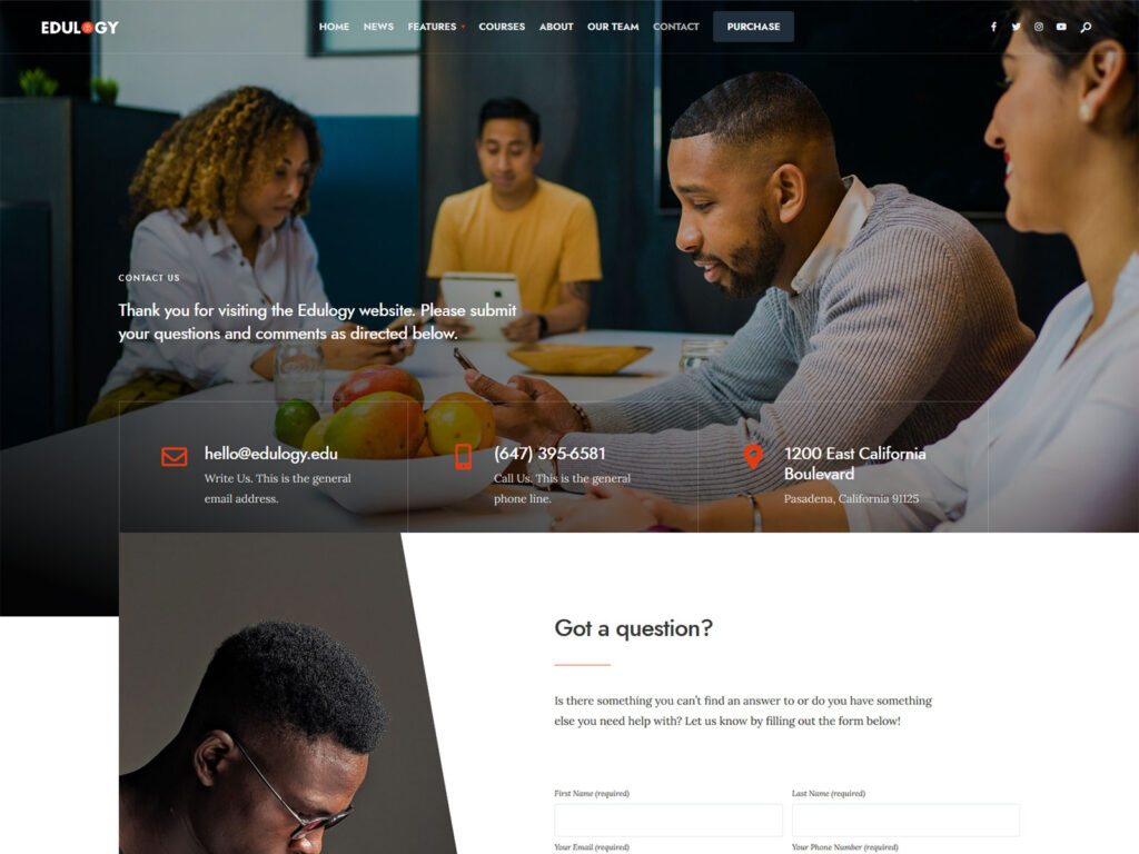 Edulogy - Learning Platform WordPress Theme
