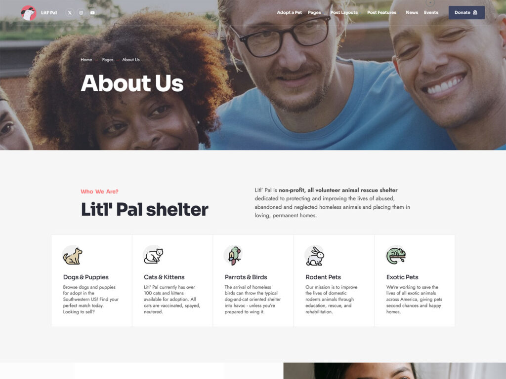 Litl' Pal - pet rescue charity